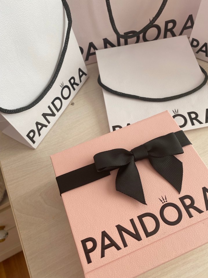 Pandora Pembe Hediye Kutusu ve Poşeti - Görsel 3