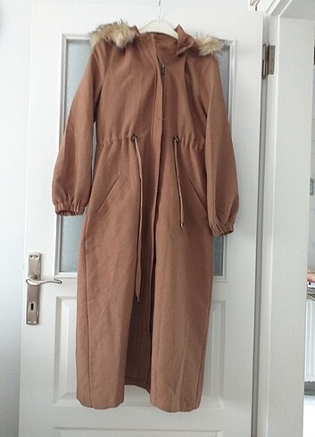 Camel rengi kışlık kaban ( mont)
