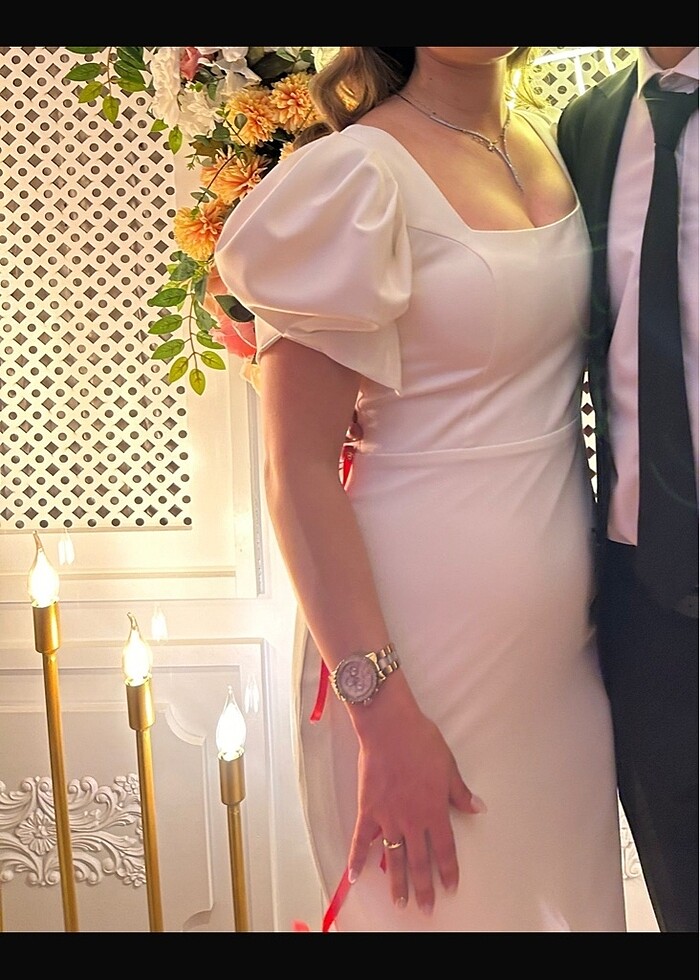 Beyaz elbise - Görsel 2