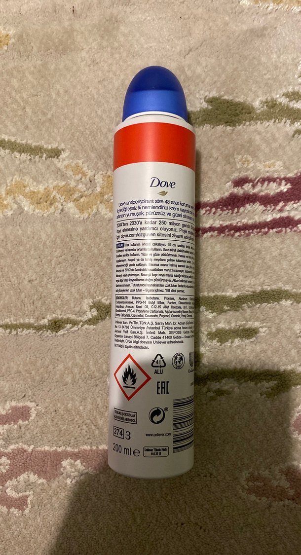 Dove Original Kadın Deodorant 48 Saat Nemlendirici - Görsel 2