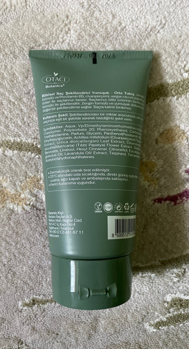 Otacı Bitkisel Saç Şekillendirici 150ml - Görsel 2