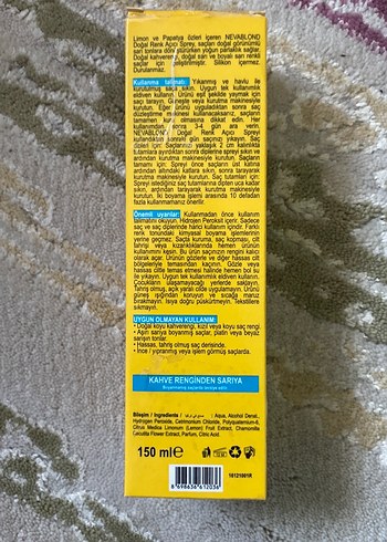 Neva Nevablond Doğal Renk Açıcı Sprey - Görsel 3