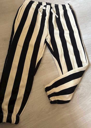 Zebra Desenli iki iplik Kumaş Pantolon