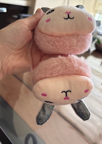 Pembe Tavşan Kürklü Kulaklık - Görsel 6