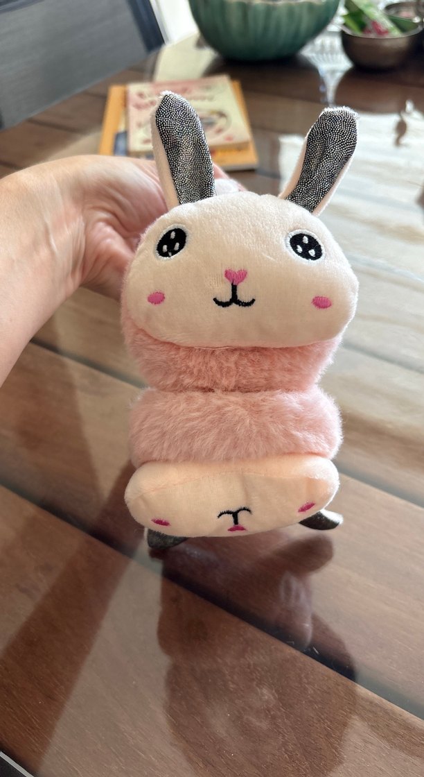 Pembe Tavşan Kürklü Kulaklık - Görsel 3