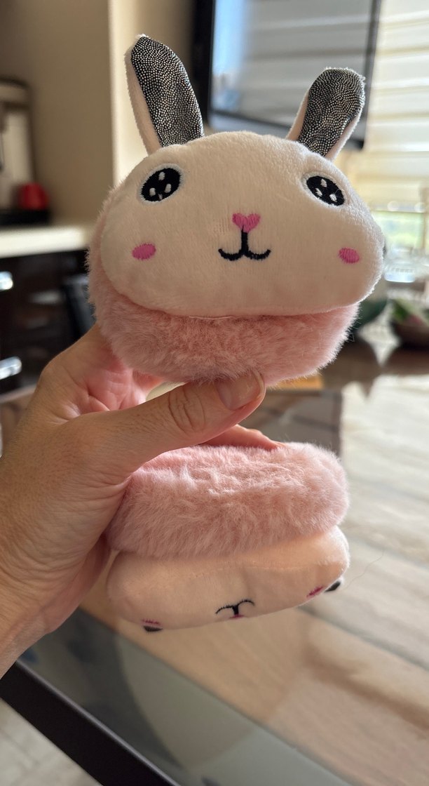 Pembe Tavşan Kürklü Kulaklık - Görsel 4