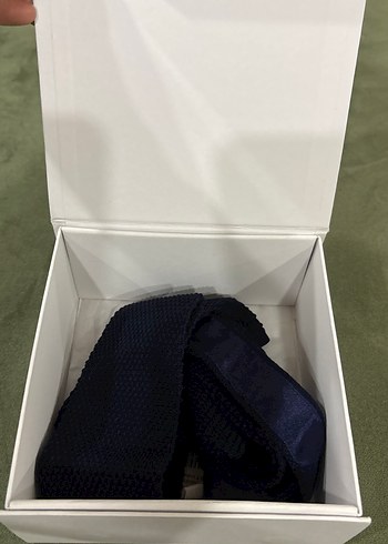 Hugo Boss Lacivert Erkek Triko Örgü Kravat  - Görsel 3