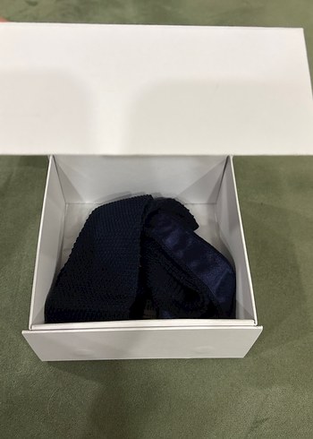 Hugo Boss Lacivert Erkek Triko Örgü Kravat  - Görsel 4