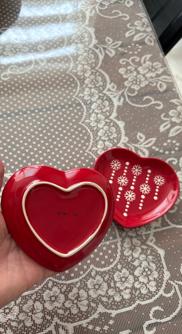 Yeniyıl Motifli Kırmızı 2li Sunum Seti - Görsel 3