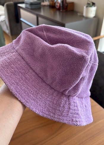 Mor Çift Taraflı Kız Çocuk Şapka - Görsel 5