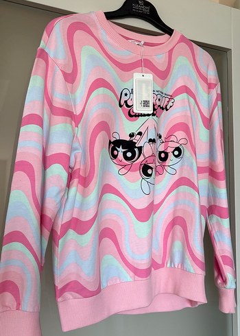 Penti Renkli, Uzun Kollu, Poweroff Sweatshirt - Görsel 8