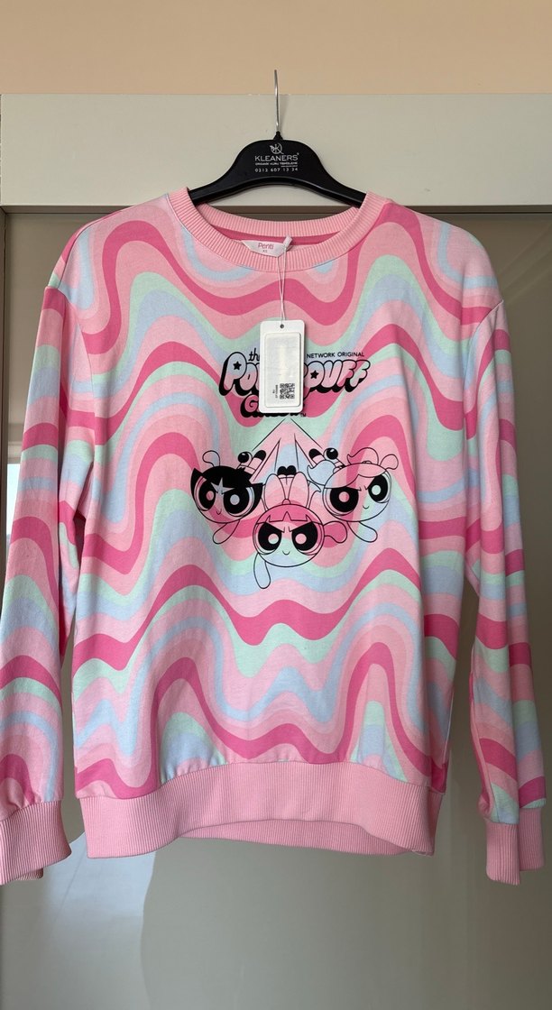 Penti Renkli, Uzun Kollu, Poweroff Sweatshirt - Görsel 2