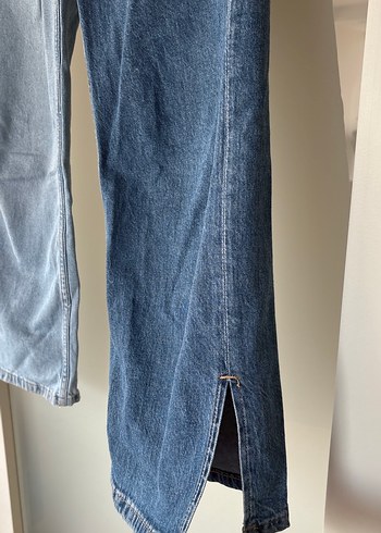 İki Tonlu Kız Çocuk Kot Pantolon - Görsel 5