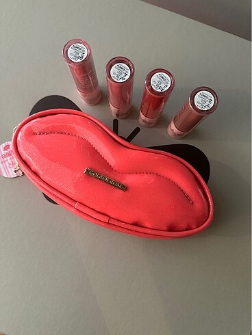  Beden Golden rose plumped lips 4lü set