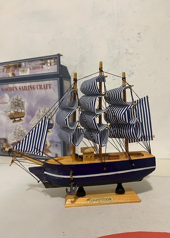 el yapımı ahşap hediyelik( isteğe bağlı yazı yazdırılır gemi - Görsel 3