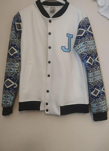 unisex kolej ceket orjinal jaceyjace m önündede j var lekesini b