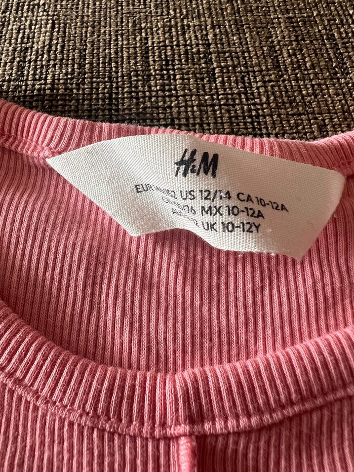 Kız Çocuk Pembe Kısa Kollu crop - Görsel 2