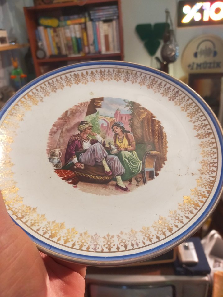 Avrupa Renkli Baskılı Tabak - Görsel 2