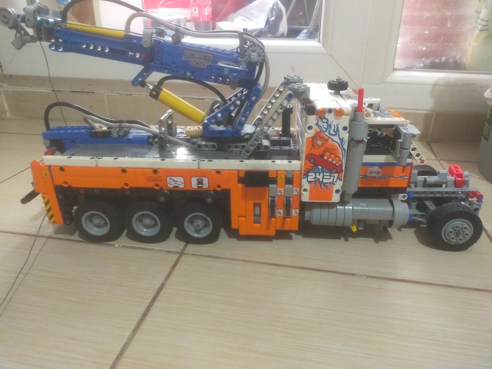 dev boy Lego Vinçli Kamyon Modeli - Görsel 2