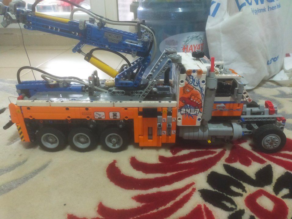 dev boy Lego Vinçli Kamyon Modeli - Görsel 3