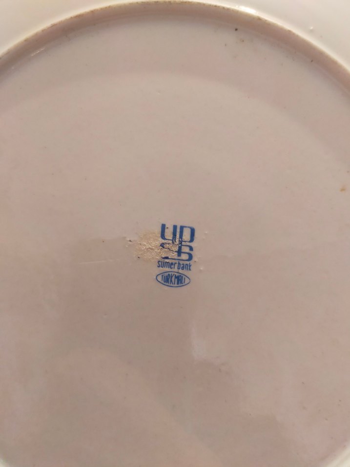 Kahverengi Baskılı Geyik Desenli Tabak - Görsel 4