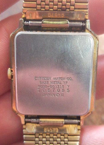 citizen Altın Renk Vintage Erkek Saat - Görsel 7