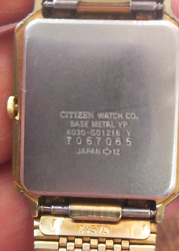 citizen Altın Renk Vintage Erkek Saat - Görsel 6