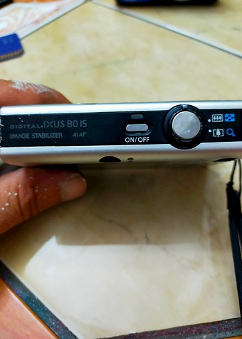 Canon IXUS 80 IS Dijital Kamera Gri - Görsel 6