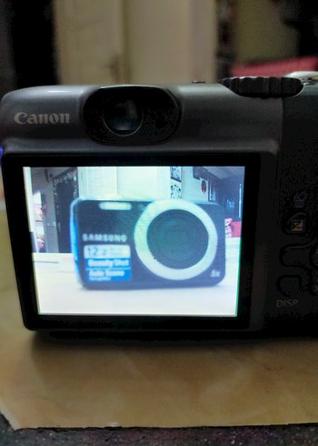 Canon PowerShot A590 Dijital Fotoğraf Makinesi Gri - Görsel 5