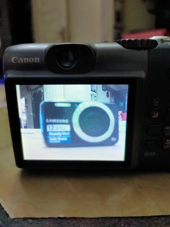 Canon PowerShot A590 Dijital Fotoğraf Makinesi Gri - Görsel 5