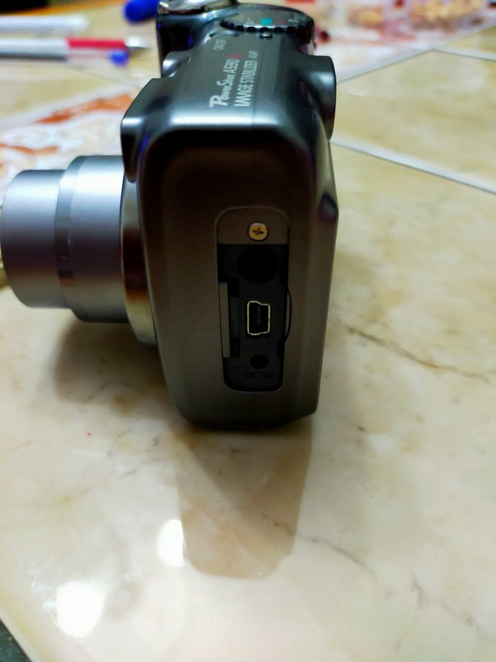 Canon PowerShot A590 Dijital Fotoğraf Makinesi Gri - Görsel 4