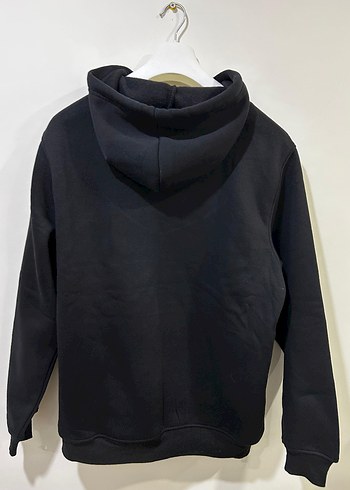 xl Beden siyah Renk ZARA Fermuarlı Kapüşonlu Siyah Sweatshirt