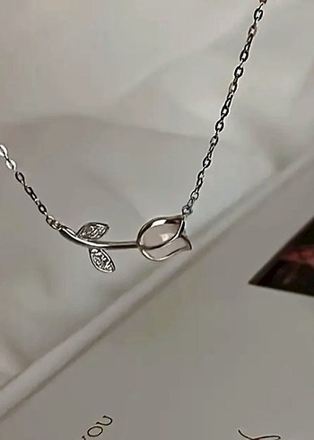Silver Gül Kolye