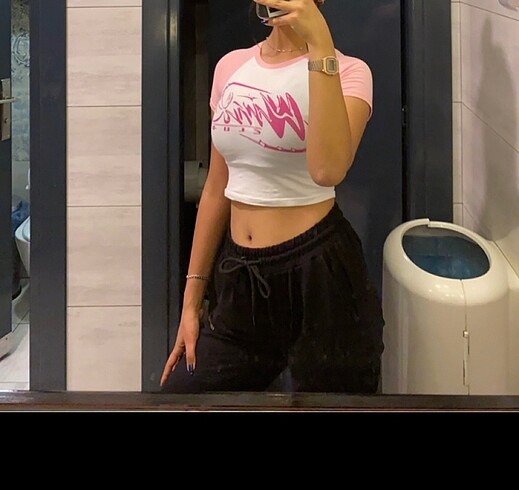 Kısa kollu crop