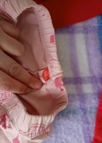 Renkli Desenli Bebek Kız Takımı - Görsel 3