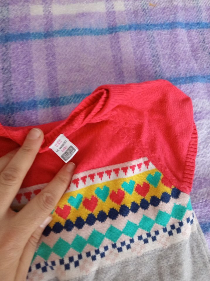 Nakışlı Pembe Bebek Kısa Tulum - Görsel 5