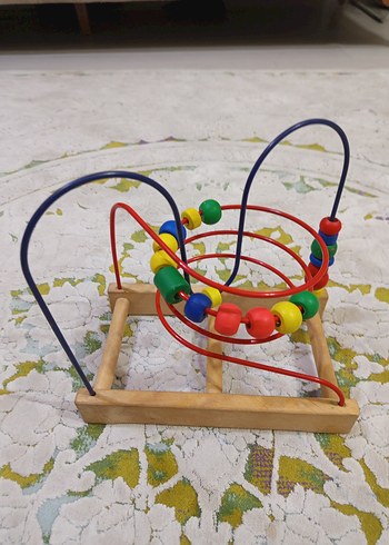 Renkli Ahşap Eğitici Oyuncak - Görsel 2