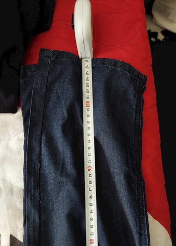 Lacivert Kemerli Erkek Denim Pantolon 31/32 beden - Görsel 7