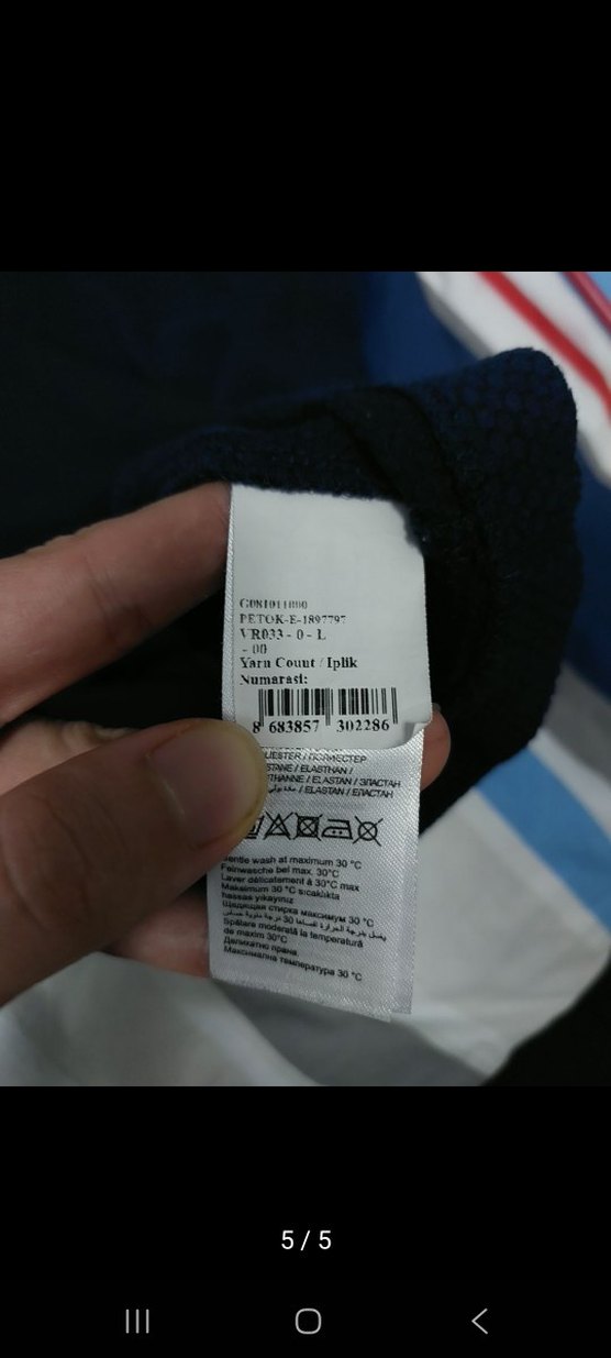 Erkek Lacivert Fermuarlı Polo Tişört Us Polo - Görsel 5