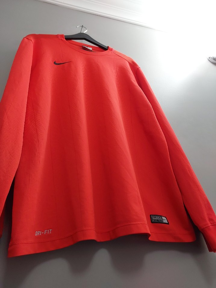 nike Uzun Kollu Kırmızı Erkek Spor Sweatshirt - Görsel 3