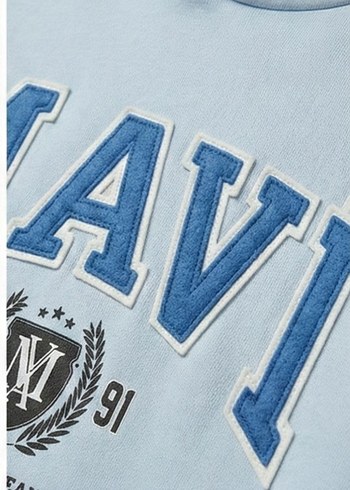 mavi jean erkek sweatshirt - Görsel 2