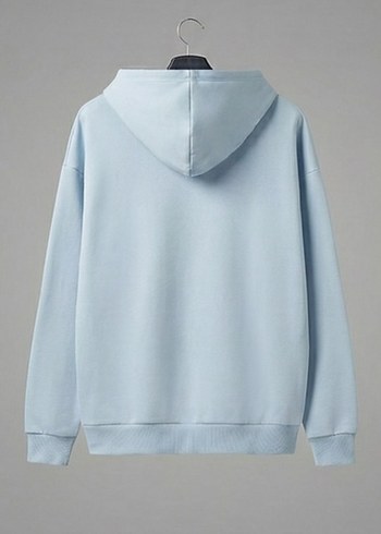 mavi jean erkek sweatshirt - Görsel 3