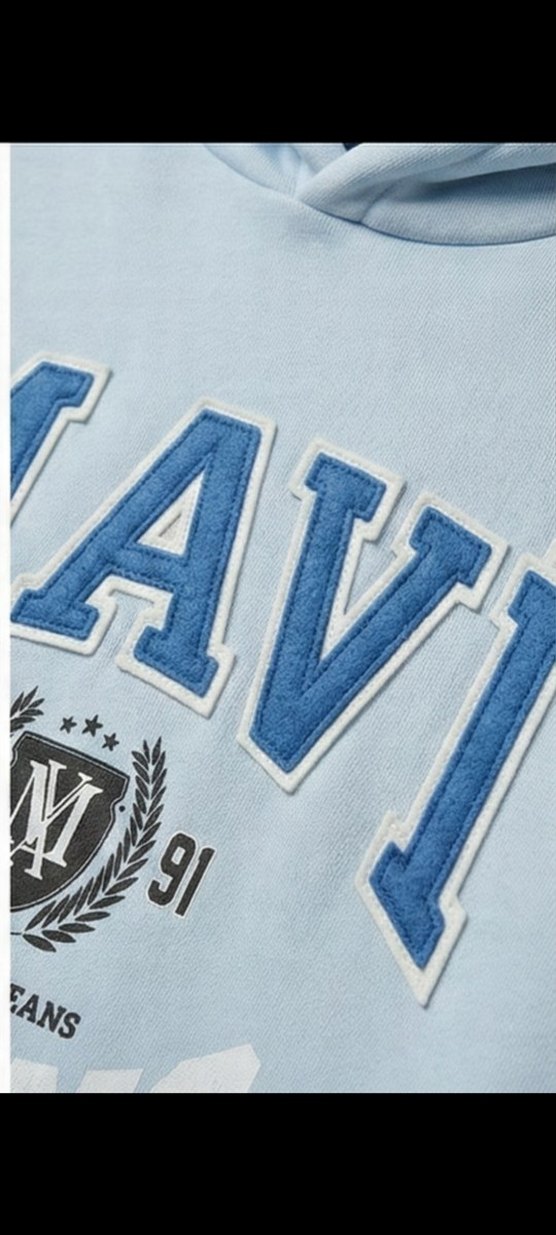 mavi jean erkek sweatshirt - Görsel 2