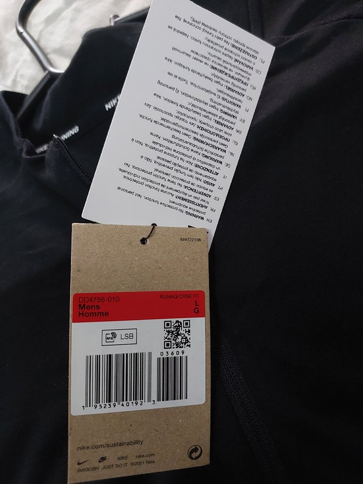 Nike Siyah Uzun Kollu fermuarlı half zip erkek sweat tişört - Görsel 5