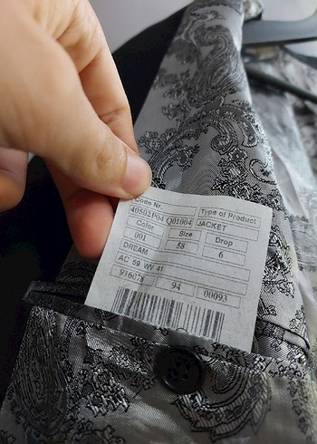 54 Beden siyah Renk Düğmeli Siyah Erkek Takım Ceket 58 beden