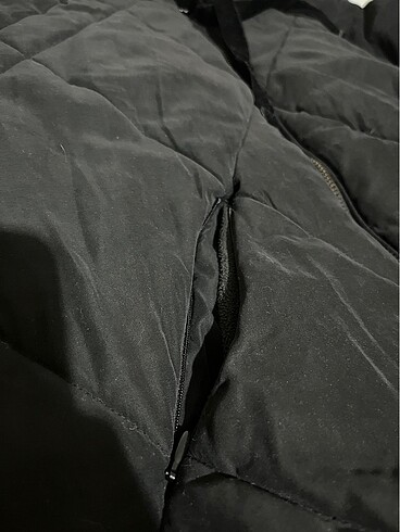 xs Beden siyah Renk Mavi oversize mont