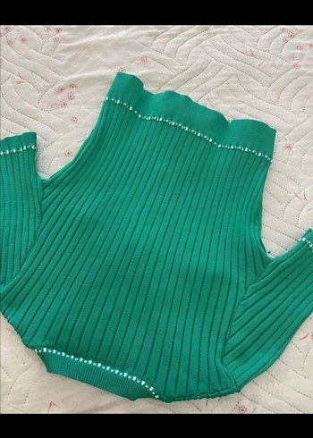 Triko crop hırka - Görsel 5