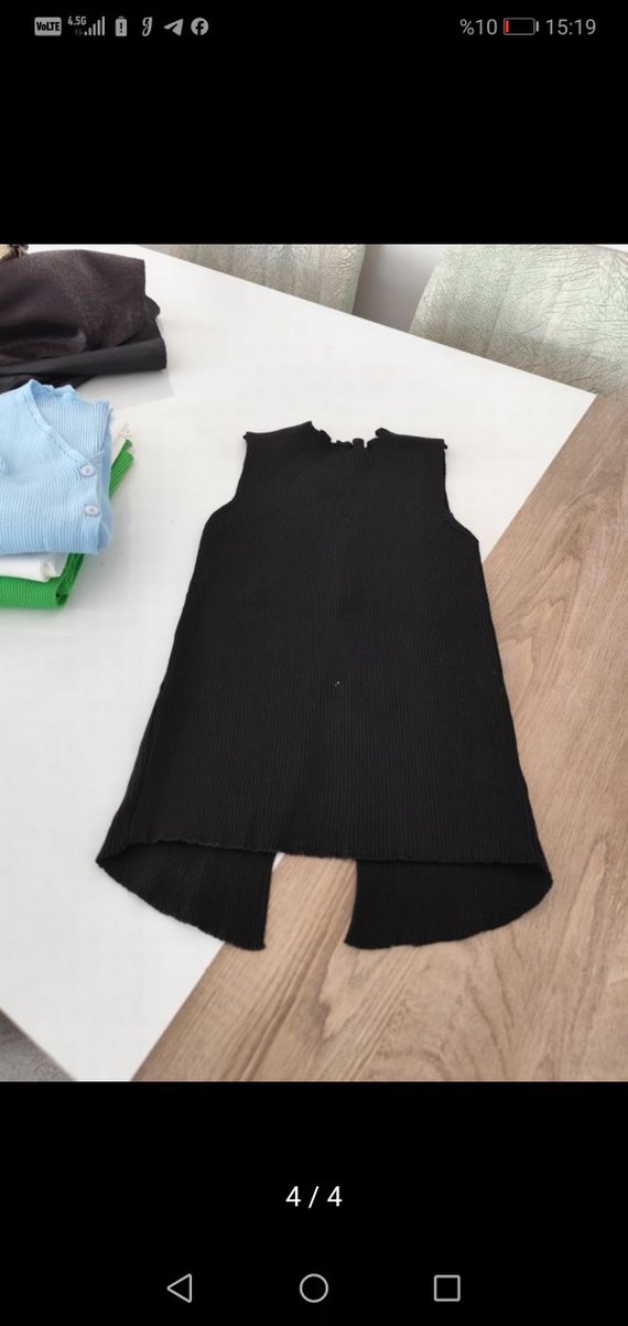 Düğmeli Kısa Kollu Hırka - Görsel 3