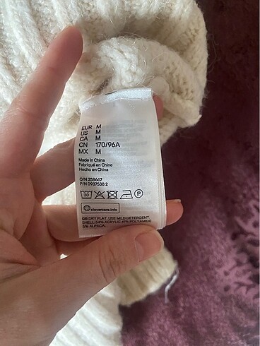 m Beden ten rengi Renk H&M bogazlı kazak ????