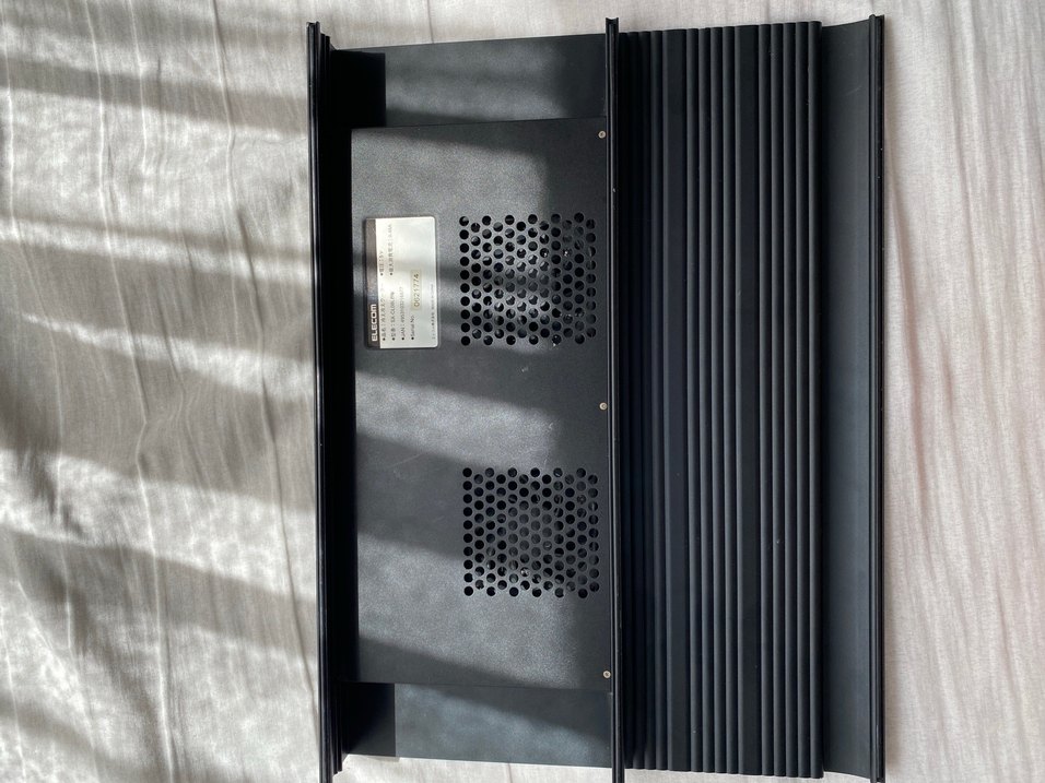 Siyah Metal Fan Paneli dizustu bilgisayar icin - Görsel 2